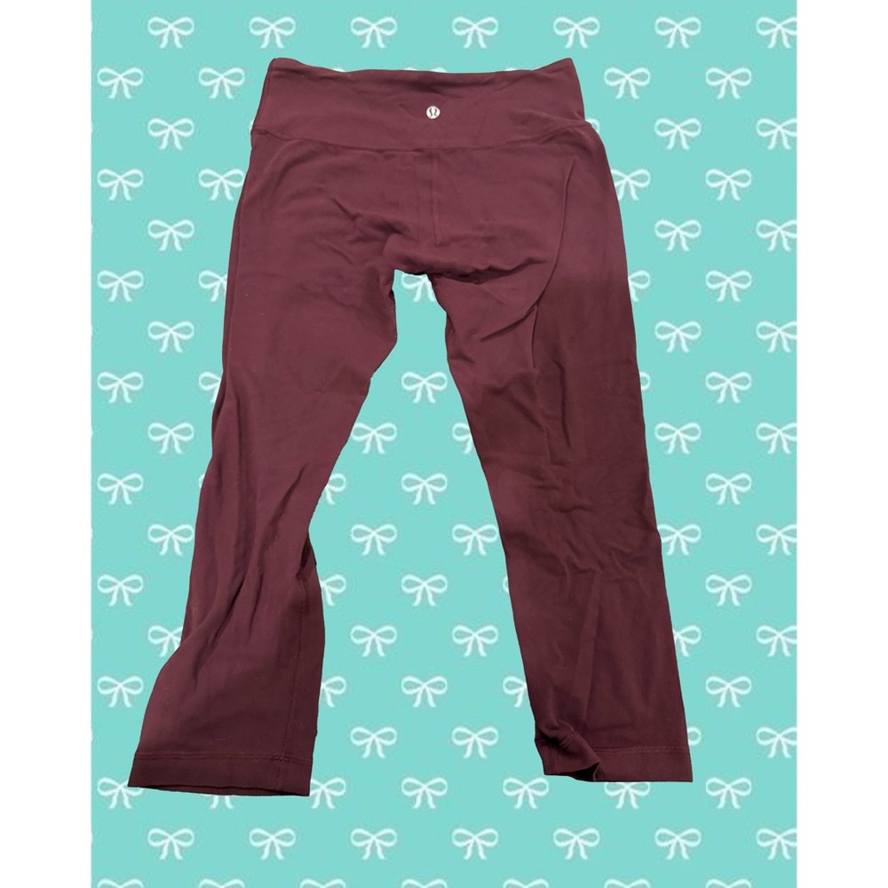 lululemon athletica Burgundy Leggings